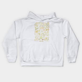 Sea Shells by the sea shore art by surfy birdy Kids Hoodie